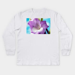 Gladiolus  'Nori' Kids Long Sleeve T-Shirt